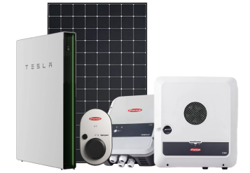 Fronius + SunPower + Tesla + HW controller + EV Charger solar package